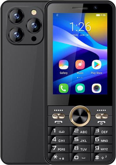 Кнопочный телефон Uniwa XS17 (черный)