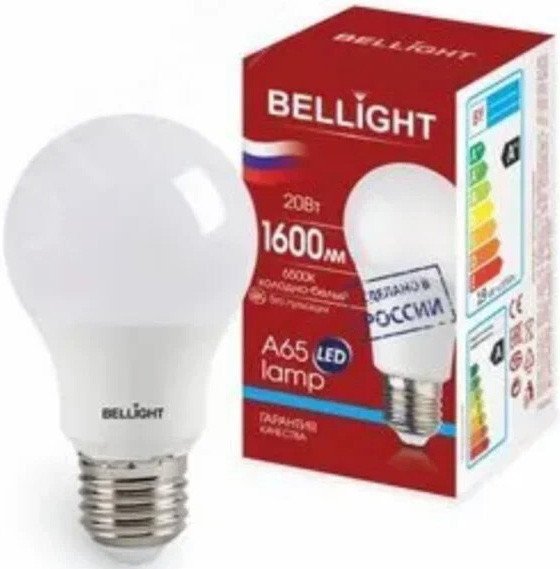 

Светодиодная лампочка Bellight A65 20W 6500К E27
