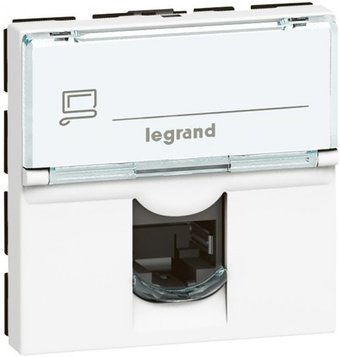 Розетка компьютерная Legrand Mosaic 076565