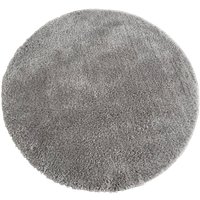Ковер для жилой комнаты LAXMI Fluffy 01 круг (2x2, Light Grey)