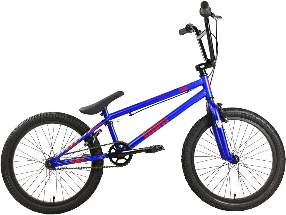 

Велосипед Stark Madness BMX 1 2025 (разобранный, ярко-синий/красный/черный)