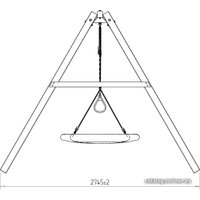 Стационарные качели Красная звезда Р911-26