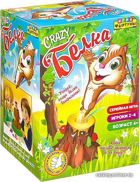 Детская настольная игра Фортуна Crazy Белка Ф70000
