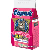 Наполнитель для туалета Барсик Эффект-лаванда 3D эффект 4.54 л