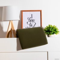 Плед Экономь и Я 4785055 150x200 (темно-зеленый, 160 г/м2)