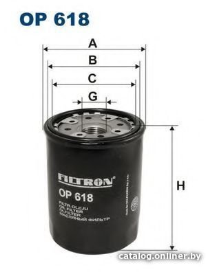 

Масляный фильтр Filtron OP618