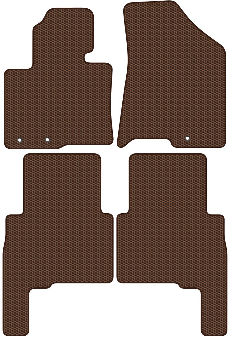 

Комплект ковриков для авто Alicosta Kia Sorento II (suv 5 мест / XM) 2009 - 2012 (коричневый, сота)