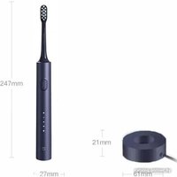 Электрическая зубная щетка Xiaomi Electric Toothbrush T302 MES608 (международная версия, темно-синий)