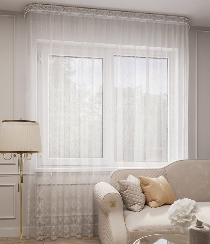 

Тюль Legrand Винтаж 5x2.8 м (белый)