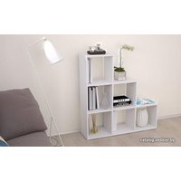 Стеллаж Polini Kids Home Smart Каскадный 6 секций (белый)