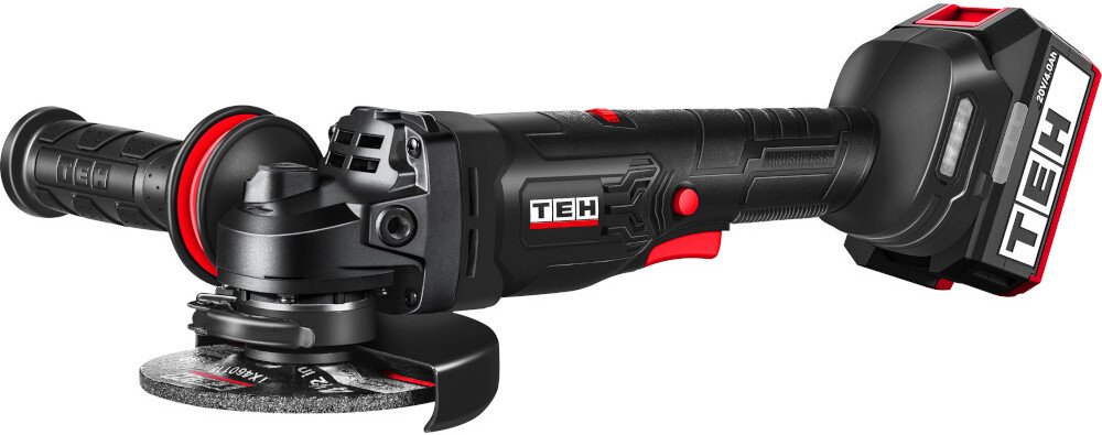 

Угловая шлифмашина TEH LG125V-1B (с 1-им АКБ, кейс)