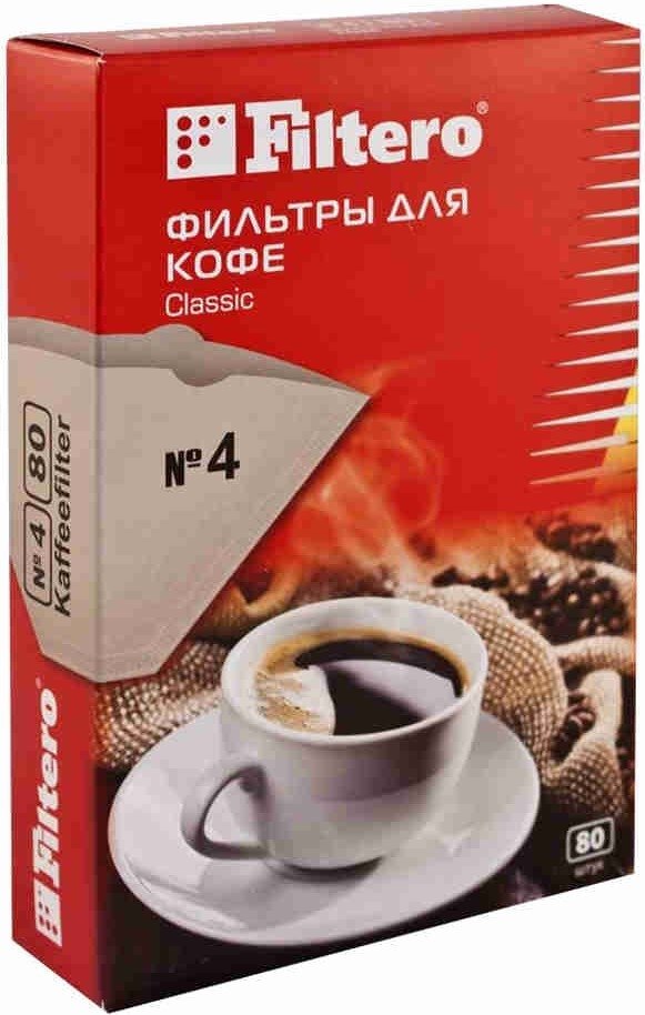 

Фильтр для кофе Filtero Classic №4/80