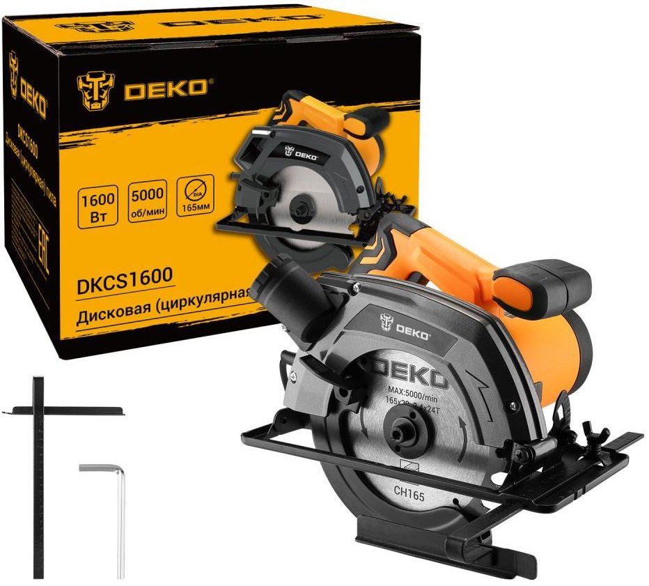 

Дисковая (циркулярная) пила Deko DKCS1600 084-1026