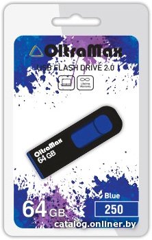 OltraMax 250 64GB (niebieski) [OM-64GB-250-Blue]