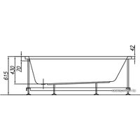 Ванна Kolpa-San Tamia 140x70