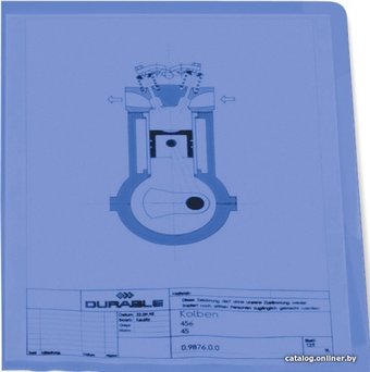 Папка-уголок Durable 233706 (синий)