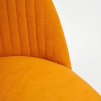 Офисное кресло TetChair Melody (флок, оранжевый)