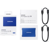 Внешний накопитель Samsung T7 500GB (синий)