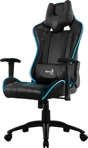 Игровое (геймерское) кресло AeroCool AC120 AIR RGB (черный)