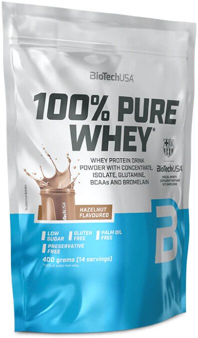 Протеин комплексный BioTech USA 100% Pure Whey (фундук, 400 г)