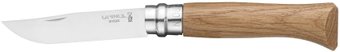 Складной нож Opinel N°6, нержавеющая сталь, дуб