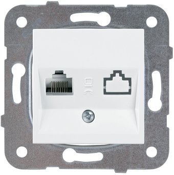 Розетка компьютерная Panasonic Karre Plus WKTT04042WH-BY
