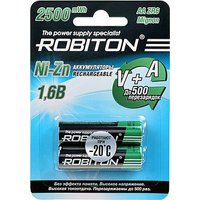 Аккумулятор Robiton 2500NZAA 1500 mAh 1 шт.