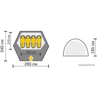 Кемпинговая палатка Talberg Garda 4