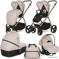 Универсальная коляска Lorelli Infinity 2023 (3 в 1, beige sand)