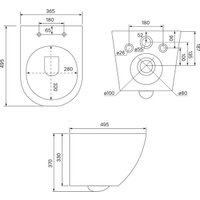 Унитаз подвесной IDDIS Blanco Q BLQNDSEI25