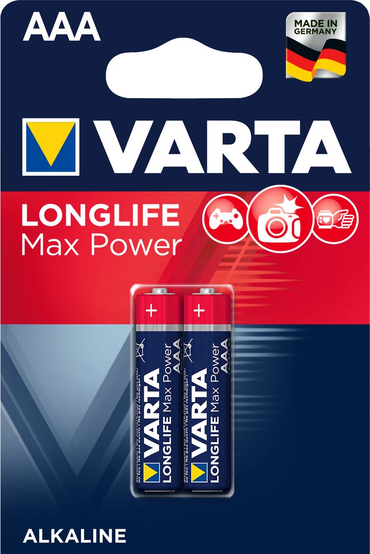 

Батарейка Varta Longlife Max Power AAA 2 шт.