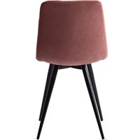 Стул TetChair Chilly X mod. 7096 (коралловый barkhat 15 /черный)