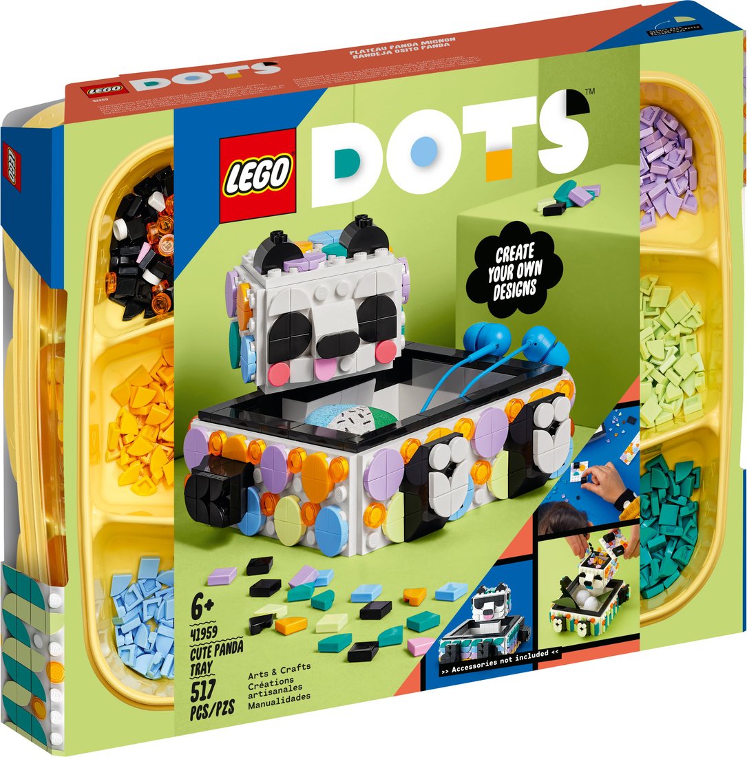 

Конструктор LEGO DOTS 41959 Ящик Милая панда