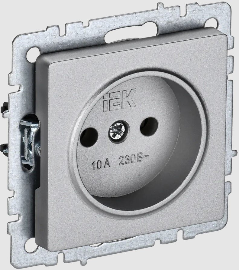 

Розетка IEK Brite РС10-1-0-БрА