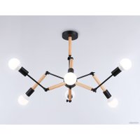 Подвесная люстра Ambrella light Traditional TR80488/6 BK/LW