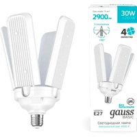 Светодиодная лампочка Gauss Basic 30W 2900lm 4000K E27 Клевер-4 11732232