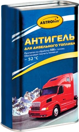 

Присадка в топливо ASTROhim Антигель для дизельного топлива (на 500 л) 1 л