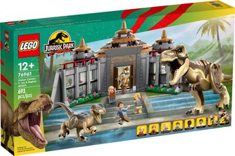 Конструктор LEGO Jurassic World 76961 Центр для посетителей: Ти-рекс против Раптора