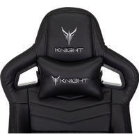 Игровое (геймерское) кресло Knight Hunter (черный экокожа)
