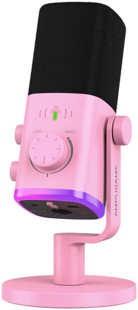 Проводной микрофон FIFINE AM9 (розовый)
