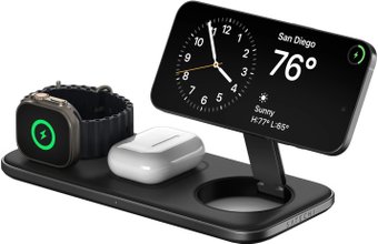 Беспроводное зарядное Satechi Qi2 Trio Wireless Charging Pad
