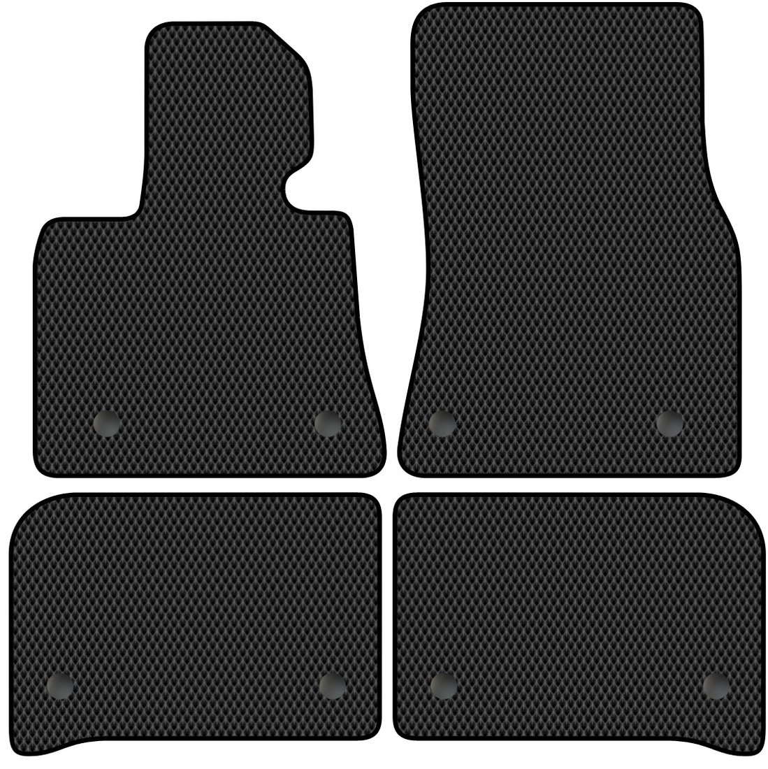 

Комплект ковриков для авто Alicosta Rolls-Royce Cullinan I (suv / SUV) 2018 - Н.В. (черный, ромб)