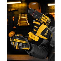 Ударная дрель-шуруповерт Denzel CIDH-BL-20 (с 2-мя АКБ, кейс)