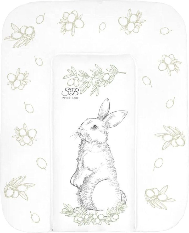 

Пеленальный матрас Sweet Baby Foresta Magica Grigio Oliva 58x71 (заяц серый/оливковый)