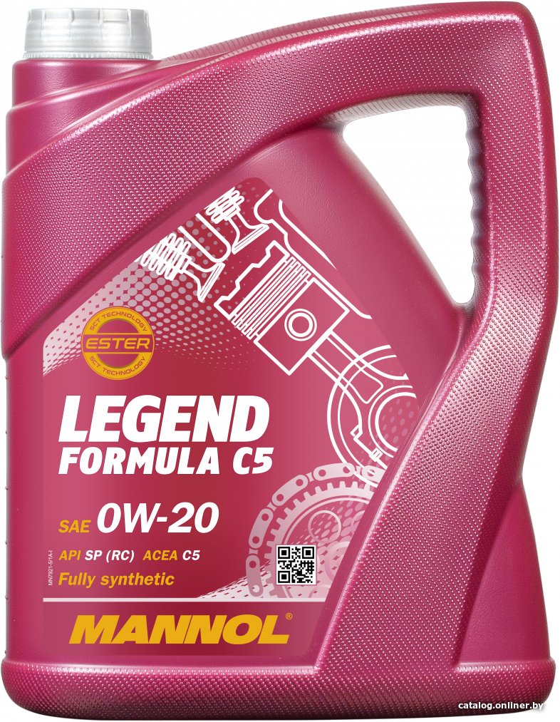 Моторное масло Mannol Legend Formula C5 0W-20 5л