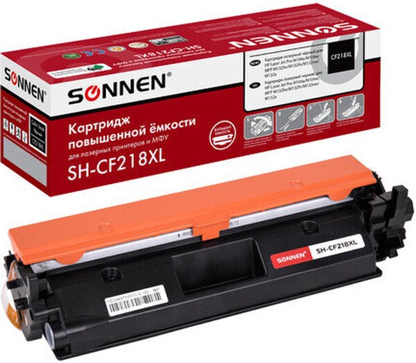 

Картридж Sonnen SH-CF218XL (аналог HP CF218XL)