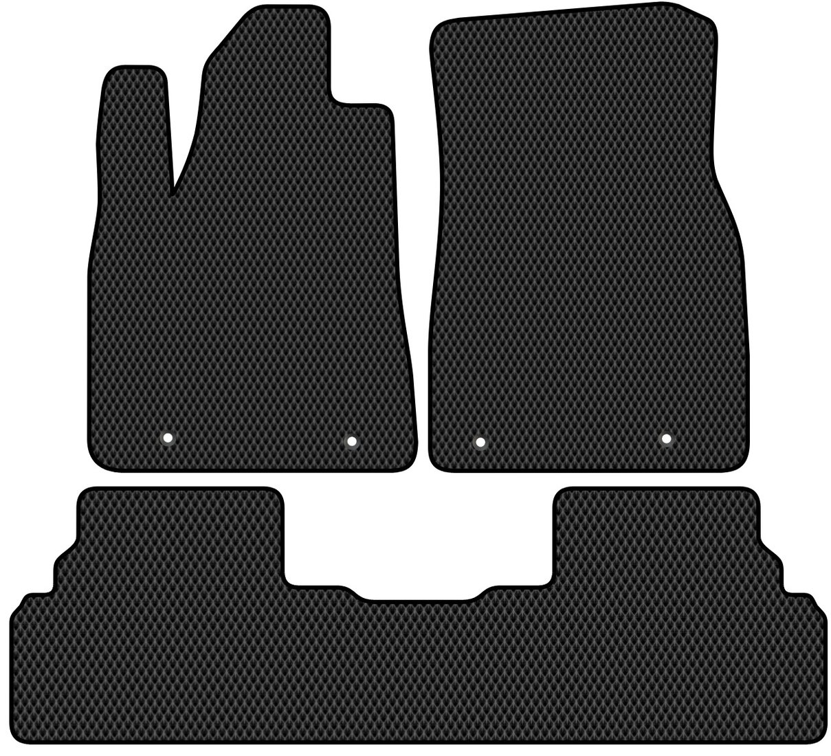 

Комплект ковриков для авто Alicosta Lexus RX450h III (suv, гибрид / AL10) 2009 - 2012 (черный, ромб)