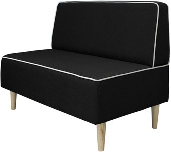 Диван Brioli Рони двухместный 1м (F19 массив/лак)