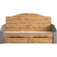 Кровать-тахта Involux Sale + Матрас Lagoma Ilta 90x200x18 км0144 (серый шифер/дуб натюрель)