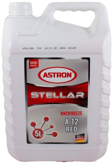 

Антифриз Astron A12 5л (красный)